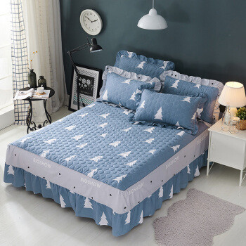 加厚純棉床裙 家居裝修中不可或缺的軟裝點睛之筆